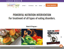 Tablet Screenshot of empoweredeatingblog.com